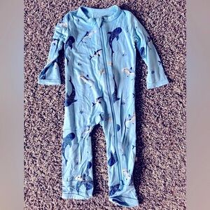 Kyte Stream Shark Zipper Pajamas